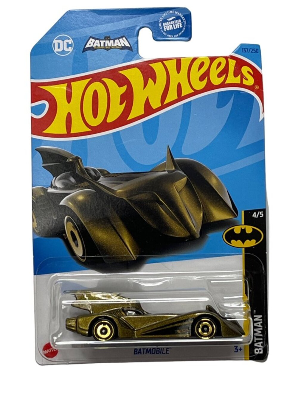 Hot Wheels Batman Batmobile Gold 4/5 DC Comics 2024 NOC